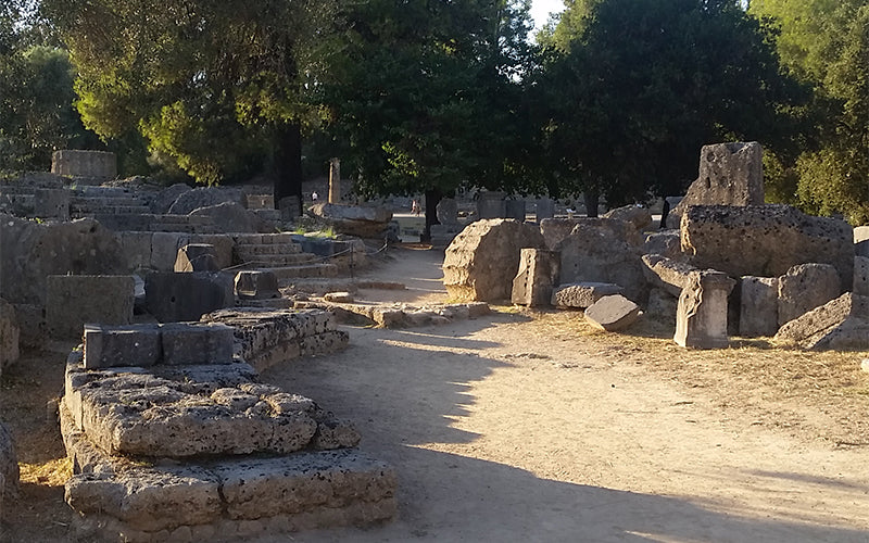 Ancient Olympia and Gourmante PGI Olympia Extra Virgin Olive Oil